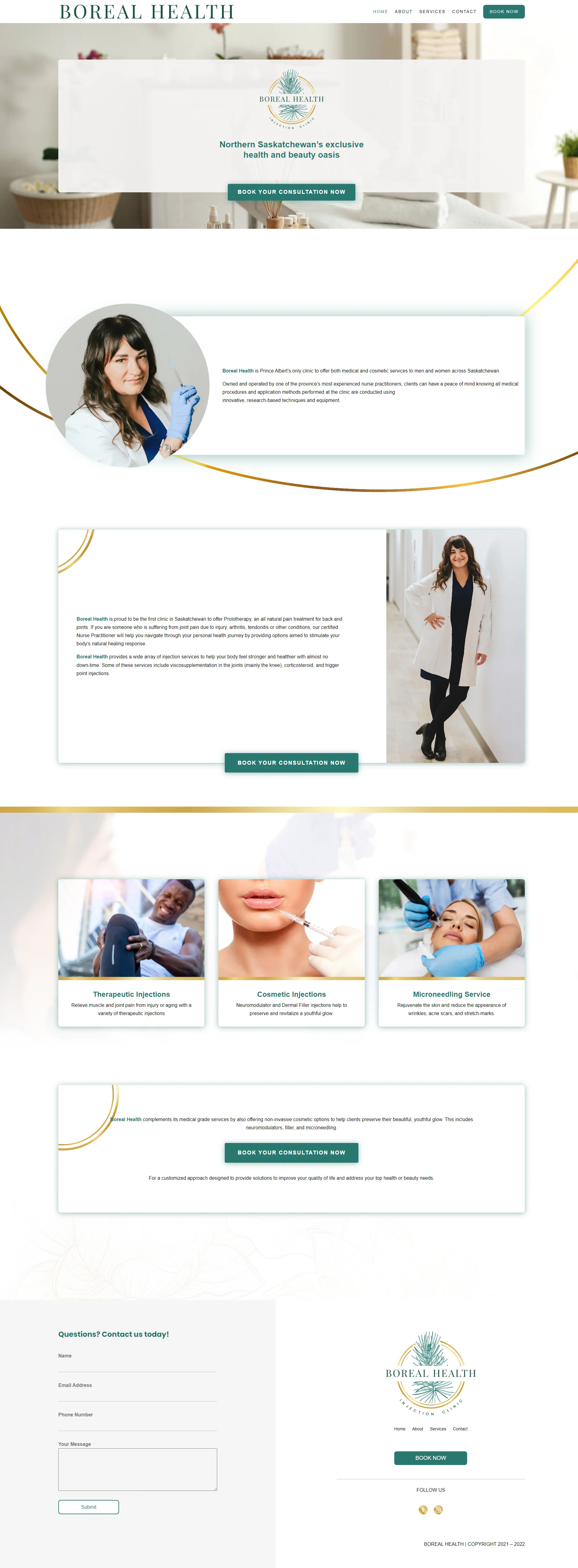 Website development for Boreal Health